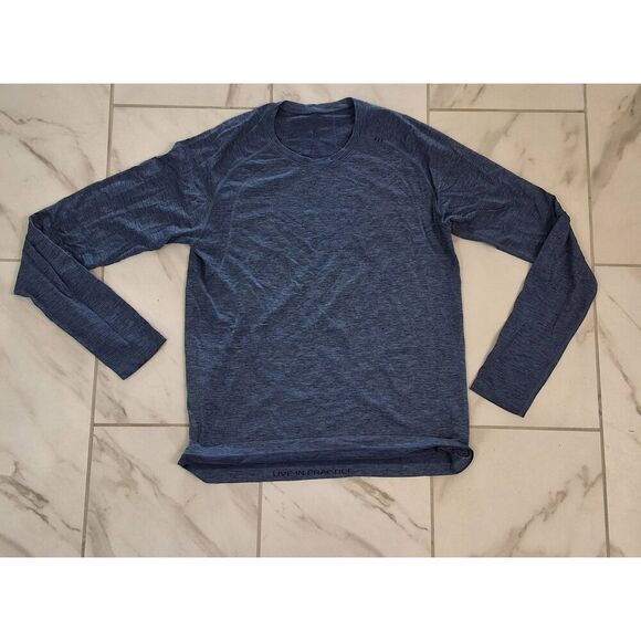 lululemon athletica Other - Lululemon Mens Large Long Sleeve Blue Swiftly